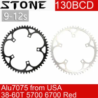 Stone Circle Bike Chainring 130 BCD for Brompton 3sixty Shimano 5700 6700 38 40 48 52 54 56T 58T 60T Road Folding 130bcd