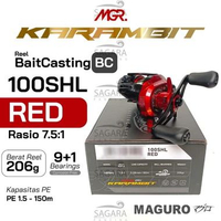 Reel BC Reel Maguro Karambit Reel Bait Casting 100SHL Red