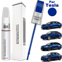 Tesla Touch Up Paint,for Cars Varnish Paint,Scratch Repair,Fit for Tesla Model Y 3 X S,Car Touch Up Paint Scratch Remover Pen