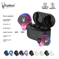 Sabbat X12 Pro True Wireless Bluetooth Headphones Stereo TWS5.2 Portable Charging Case with 6-8 Hours of Battery Life and Mic
