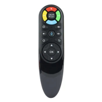 Q6 Voice Remote Control 2.4G Wireless Air Mouse with Gyroscope Backlit IR Learning for Android TV Box(No Backlit)