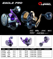 EUPRO Reel Pancing Overhead EAGLE PRO 9+2BB Handle Kanan dan Kiri ART Antri Rust Drive Gear Reel Pan