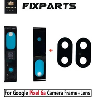 NEW For Google Pixel 6a Rear Camera Frame GX7AS GB62Z G1AZG Back Camera Lens For Google Pixel 6a