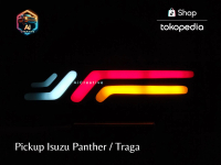 STOPLAMP PANTHER PICKUP / TRAGA 2DIMENSI LAMPU BELAKANG LED VARIASI CUSTOM 12VOLT - SEIN KEDIP