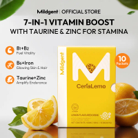 Mildgent LemonUp Multivitamin | Lemon Flavored | 10ml×10 Packets | HALAL & KKM Registered