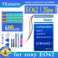 YKaiserin 600mAh Replacement Battery 342243 (2line) for sony EO62 music player
