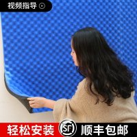 無聲雨棚板隔音靜音室外棉防滴水雨搭消聲防雨聲粘降海綿消音墊。