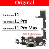 บอร์ดชาร์จพอร์ต USB, สายเคเบิลแบบยืดหยุ่นดั้งเดิม, สำหรับ Iphone 11 Pro และ 11Pro Max, ขั้วต่อแท่นชา