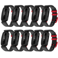 10 pcs Silicone Wrist Watch Band For Fitbit ACE 3 Smartwatch Replacement Wrist Strap For Fitbit Inspire 2 Bracelet watchband
