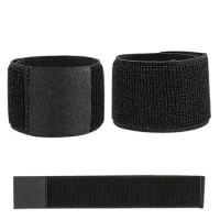 Ankle Straps For Youth Soccer 2pcs Adjustable Compression Shin Fixed Strap Anti Slip Soccer Ankle Guards For Running Hiking