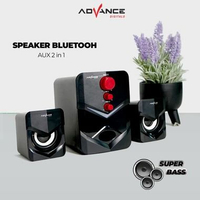 ORIGINAL Speaker Bluetooth Advance CLS201BT CLS-201BT Mutimedia RED