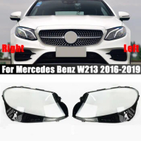 For Mercedes Benz W213 E200L E300L E320L 2016-2019 Lampshades Headlamps Transparent Lampshade Headlight Shell Car Accessories