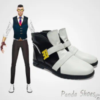 Valorant Chamber Cosplay Shoes Anime Game Cos Boots Chamber Cosplay Costume Prop Shoes for Con Halloween Party Men Women