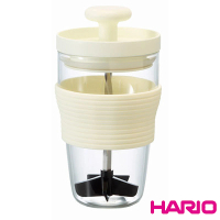 【HARIO】白色便利手動打果汁器 / HDJ-L-OW