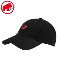 【MAMMUT 長毛象 Baseball Cap Mammut 棒球帽《黑》】1191-00051/遮陽帽/鴨舌帽/休閒帽