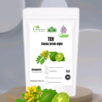 FAMILY TISANE : TEH SENNA JERUK NIPIS TEH DAUN SENNA • BUAH JERUK NIPIS ISI 30 TEABAG TEA AND TISANE