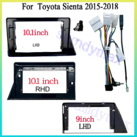 10.1inch android 2din Car Radio Frame For toyota sienta 2015-2019 big screen Radio Audio Dash Fitting Panel Kit