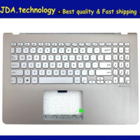MEIARROW 95%new For Asus VivoBook S15-S5300U/F S530 S530U S5300U S5300F Y5100U Palmrest US Keyboard upper cover,Golden