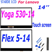 14" Touch Digitizer For Lenovo Yoga 530-14 Flex 5-14 Touch Screen Panel 530-14ARR 81H900 Flex 6 14 AR PAD Flex 6-14IKB Replace