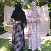 Selin daily dress by khumaira syar'i | gamis only | gamis casual | gamis daily 2XL Sage GO