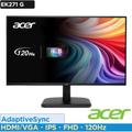 Acer EK271 G 27型 IPS 120Hz 電腦螢幕