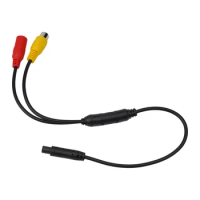 Camera Signal Harness Car RCA CVBS Male To 4 PIN Female Conversion Cable For Rear View Mirror DVR Camera Signal Harness