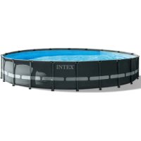 Intex: Ultra XTR Frame Pool Set - 22' x 48'' - Above Ground Swimming Pool, Puncture &amp; Rust Resistant, Includes Sand Pump,