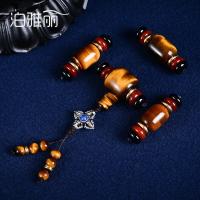 虎眼石diy佛珠手鏈項鏈串配飾套裝108顆星月小金剛菩提子男女配件