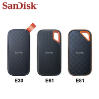 SanDisk 1TB PSSD 4TB E81 E61 500GB E30 2TB Portable Hard Disk Mobile SSD external Hard Drive 100% Original Solid State Drive