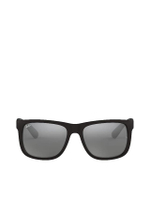 แว่นกันแดดผู้ชาย Justin รุ่น RB4165F 622/6G 58 เลนส์ปรอท สีเทา