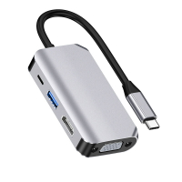 type-c擴展塢 拓展usb分線器轉hdmi vga hub集線器多功能有線【宜家良品百貨】