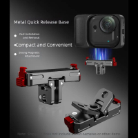อะแดปเตอร์แม่เหล็กแบบปลดเร็ว พับได้ สำหรับ Insta360 Go Ultra