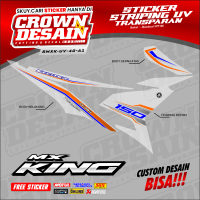 STRIPING UV TRANSPARAN MX KING 150 EXCITER RACING - STIKER SEMIFULL YAMAHA MX KING 150 EXCITER - SMX