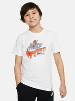เสื้อยืดเด็กโตยูนิเซ็กส์ Nike Sportswear KC21 Sole Food สี White