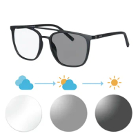 SHINU Myopia Glasses Photochromic Sunglasses for Women Change Blue Lens Eyeglasses Minus Glasses Transition Glasses customized