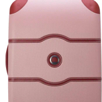 DELSEY Paris Chatelet Air 2.0 Hardside Luggage with Spinner Wheels, Pink, Checked-Medium 24 Inch
