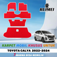 RUIMEI Karpet Mobil Mie Bihun Custom Daihatsu Sigra & Toyota Calya 2022-2024(3 baris  3baris+bagasi)