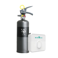 【正德防火】WIRECARE宅電防護員+台製強化液滅火器1L-可任選(居家用電防火安全組)