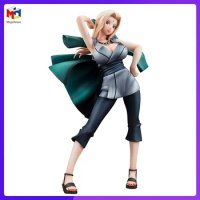 In Stock Megahouse GALS Series NARUTO Shippuden Tsunade New Original Anime Figure Model Toys for Boys Action Figures Collection