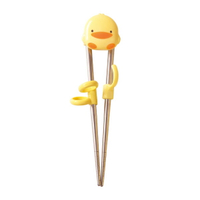 黃色小鴨 不鏽鋼學習筷(單筷子)