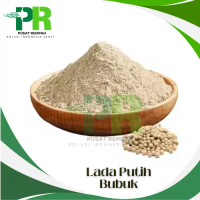 1kg Lada Putih Bubuk Murni Pure White Pepper Powder Premium / Bumbu Pelengkap Masakan Serbuk Merica 