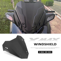 New Motorcycle Windshield Windscreen Front Wind Deflector Guard For YAMAHA XMAX300 XMAX 300 X-MAX300 X-MAX 300 2023