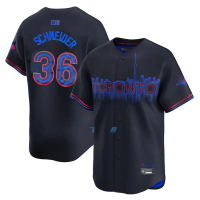 Baju Besbol Toronto Bluebird Toronto Blue Jays, Jersi Bandar, 36 # Schneider, Seragam