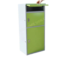 Outdoor free stand mailbox post stainless steel apartment drop box parcel briefkasten mailbox