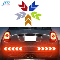 10PCS Arrow Reflective Adhesive Tape Sticker Decal Safety Caution Warning Reflective Tape For Truck Motorcycle Bicycle Moulding