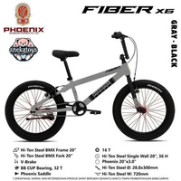 Sepeda BMX Anak Laki Phoenix Fiber X6 Fat Tire 20x3.0 Inch Usia 8-12 Tahun