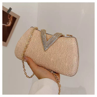 Vedlyn ByVedlyn Vania Tas Pesta Wanita Clutch Fashion Terbaru - Gold