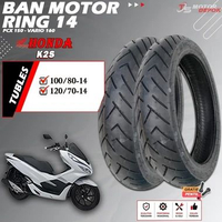 BAN MOTOR RING 14 TUBLES AHM FEDERAL K2S BAN MOTOR TUBLESS PCX 150 VARIO 160 RING 14 TUBELESS 100/80