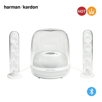 台灣總代理公司貨『 Harman Kardon SOUNDSTICKS 4 白色 』水母4代/藍芽音響/藍牙喇叭/100W輸出/8顆全頻單體/另售Aura Studio 3