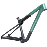 EVO 29-inch carbon fiber mountain bike frame, full suspension, internal cable routing, ultra-light carbon fiber frame